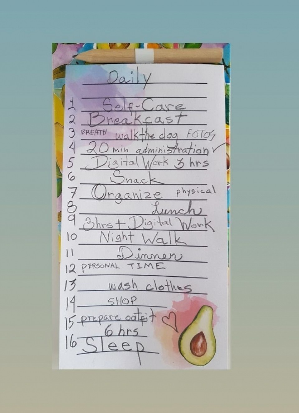 i made a planner for productivity boost